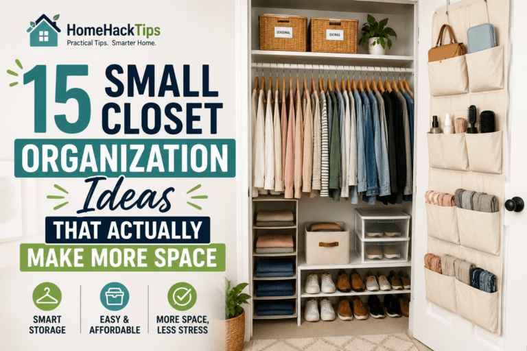 15 Small Closet Organization Ideas That Actually Make More Space
