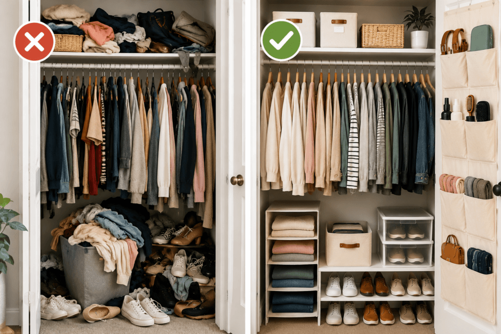 small closet organization ideas