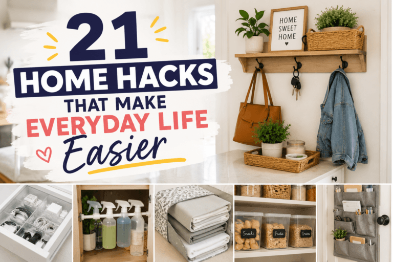 21 Home Hacks That Make Everyday Life Easier