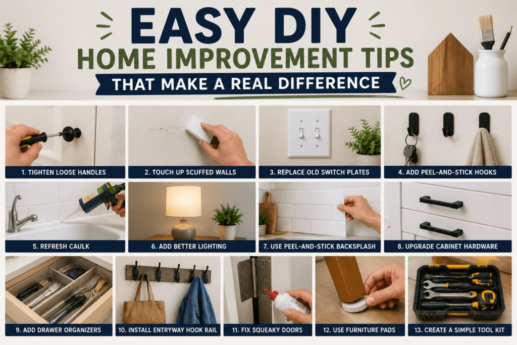 easy DIY home improvement tips