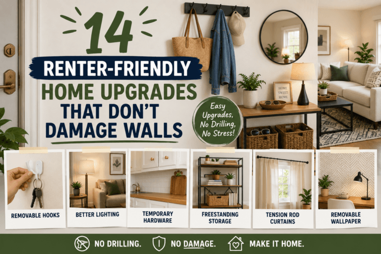 14 Renter-Friendly Home Upgrades That Don’t Damage Walls