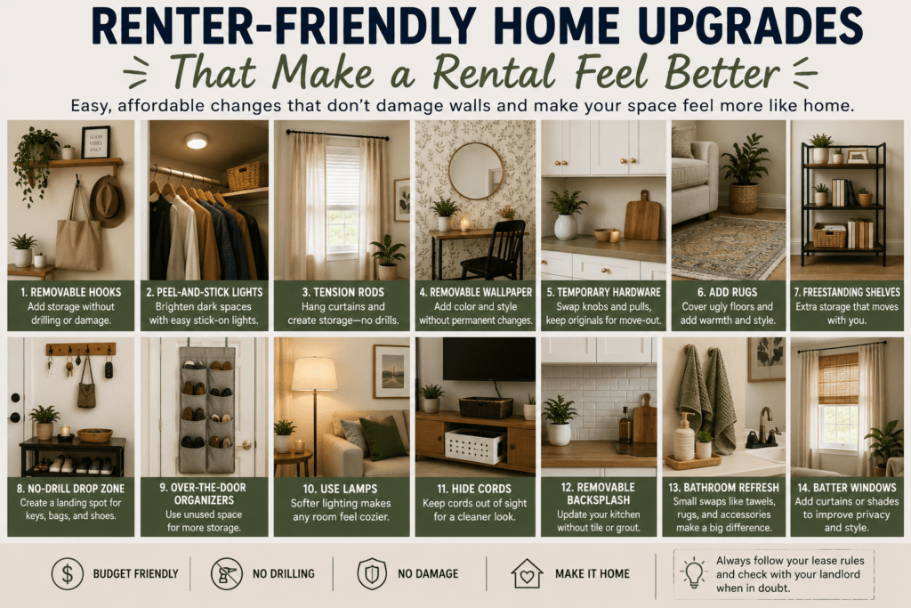 renter-friendly home upgrades