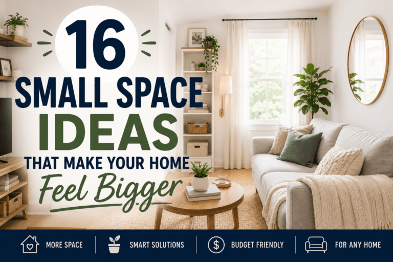 16 Small Space Ideas That Make Your Home Feel Bigger