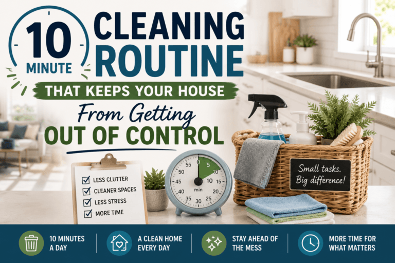 10-Minute Cleaning Routine That Keeps Your House From Getting Out of Control