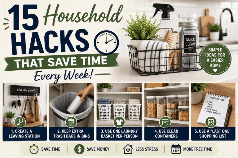 15 Household Hacks That Save Time Every Week