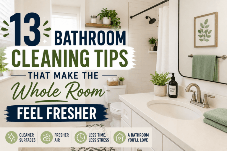 13 Bathroom Cleaning Tips That Make the Whole Room Feel Fresher