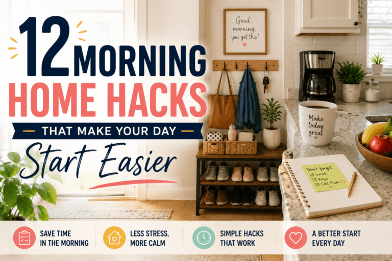 12 Morning Home Hacks That Make Your Day Start Easier