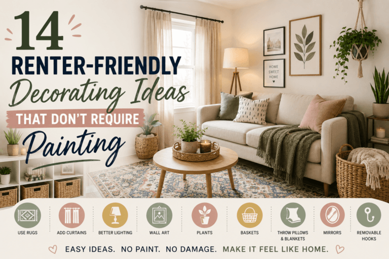 14 Renter-Friendly Decorating Ideas That Don’t Require Painting