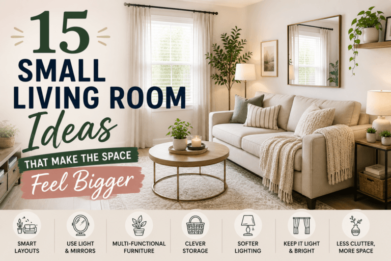 15 Small Living Room Ideas That Make the Space Feel Bigger