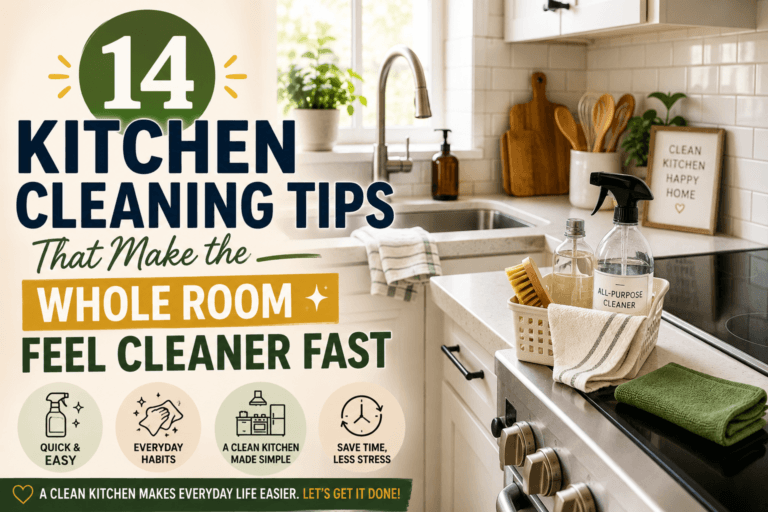 14 Kitchen Cleaning Tips That Make the Whole Room Feel Cleaner Fast