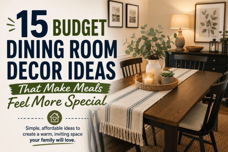 15 Budget Dining Room Decor Ideas That Make Meals Feel More Special