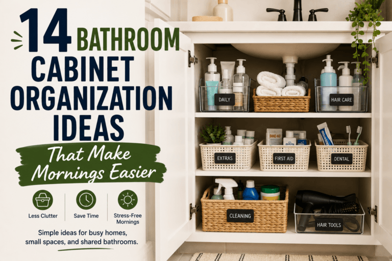 14 Bathroom Cabinet Organization Ideas That Make Mornings Easier