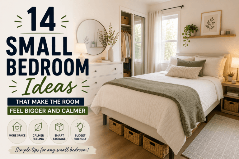 14 Small Bedroom Ideas That Make the Room Feel Bigger and Calmer