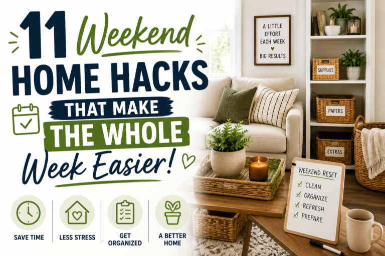 11 Weekend Home Hacks That Make the Whole Week Easier