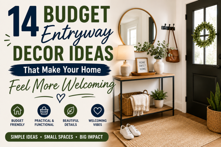 14 Budget Entryway Decor Ideas That Make Your Home Feel More Welcoming