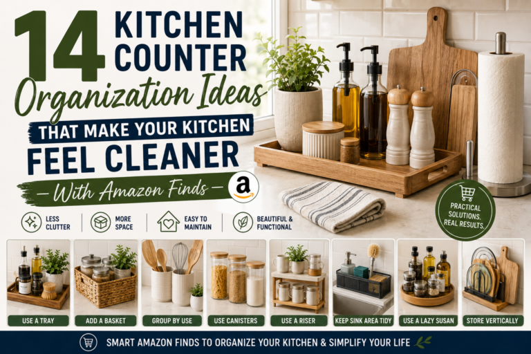 14 Kitchen Counter Organization Ideas That Make Your Kitchen Feel Cleaner — With Amazon Finds