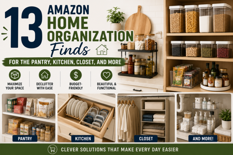 13 Amazon Home Organization Finds for the Pantry, Kitchen, Closet, and More