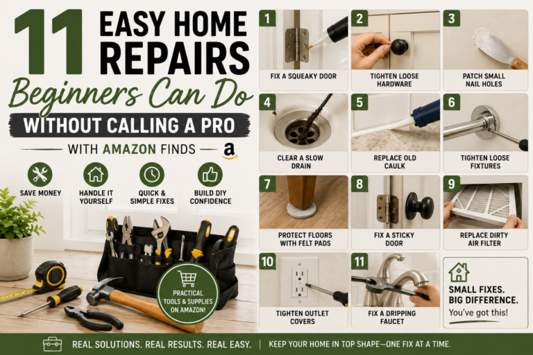 11 Easy Home Repairs Beginners Can Do Without Calling a Pro — With Amazon Finds