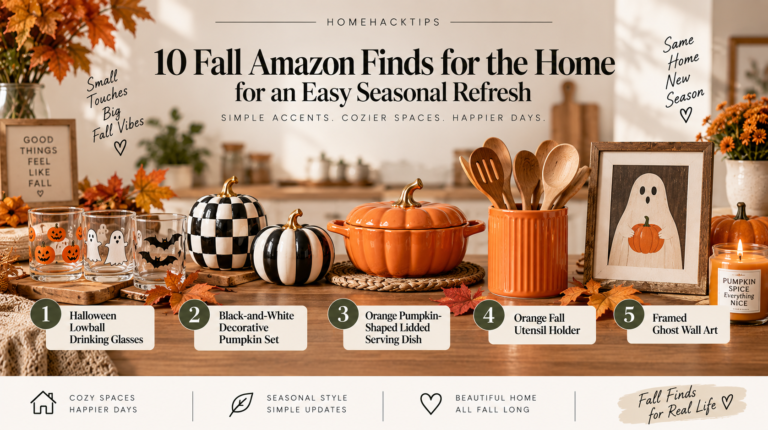 10 Fall Amazon Finds for the Home for an Easy Seasonal Refresh