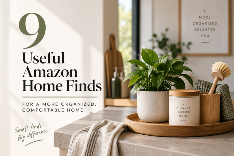 9 Useful Amazon Home Finds for a More Organized, Comfortable Home