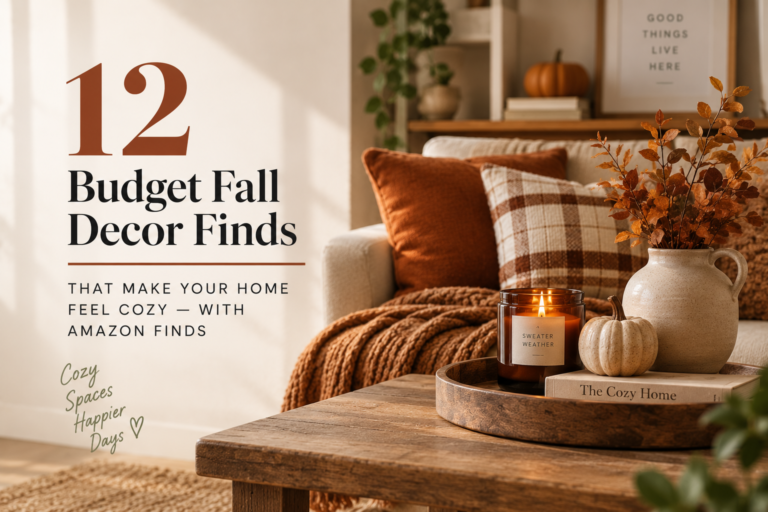 12 Budget Fall Decor Finds That Make Your Home Feel Cozy — With Amazon Finds